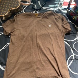 brown polo t shirt